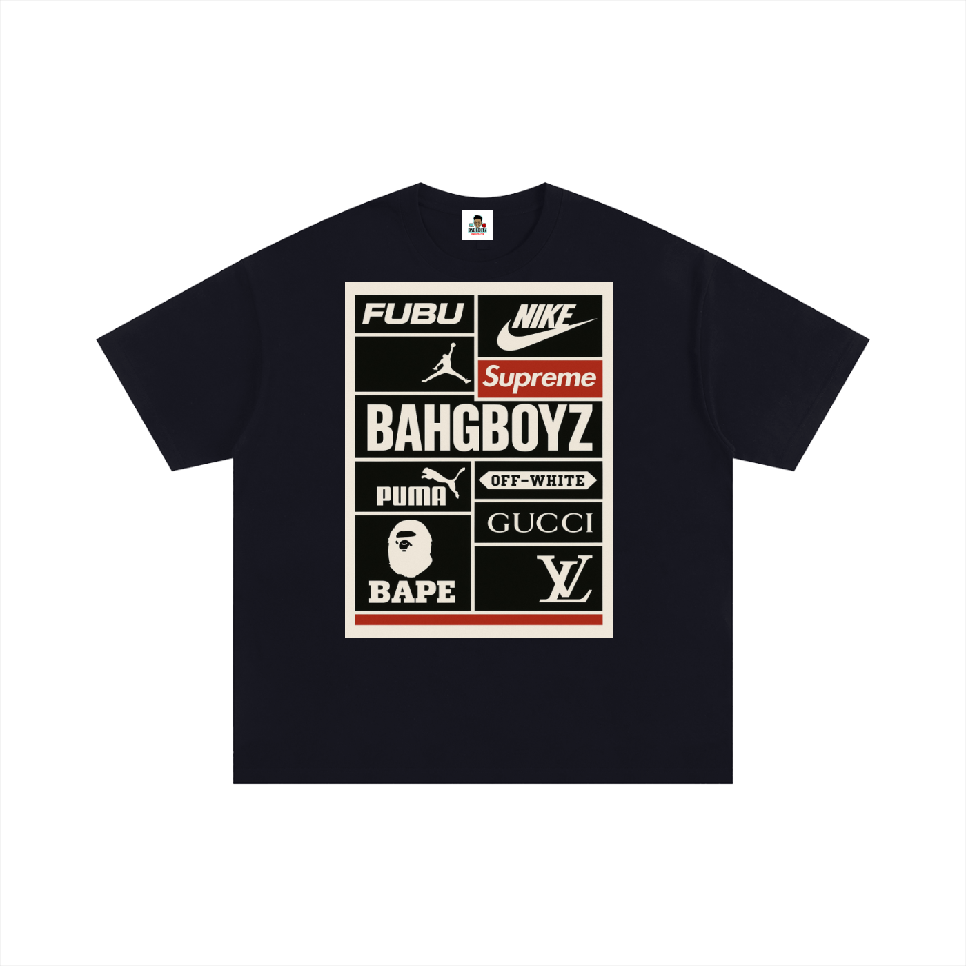 Multi Brand Unisex Oversized Cotton T-Shirt