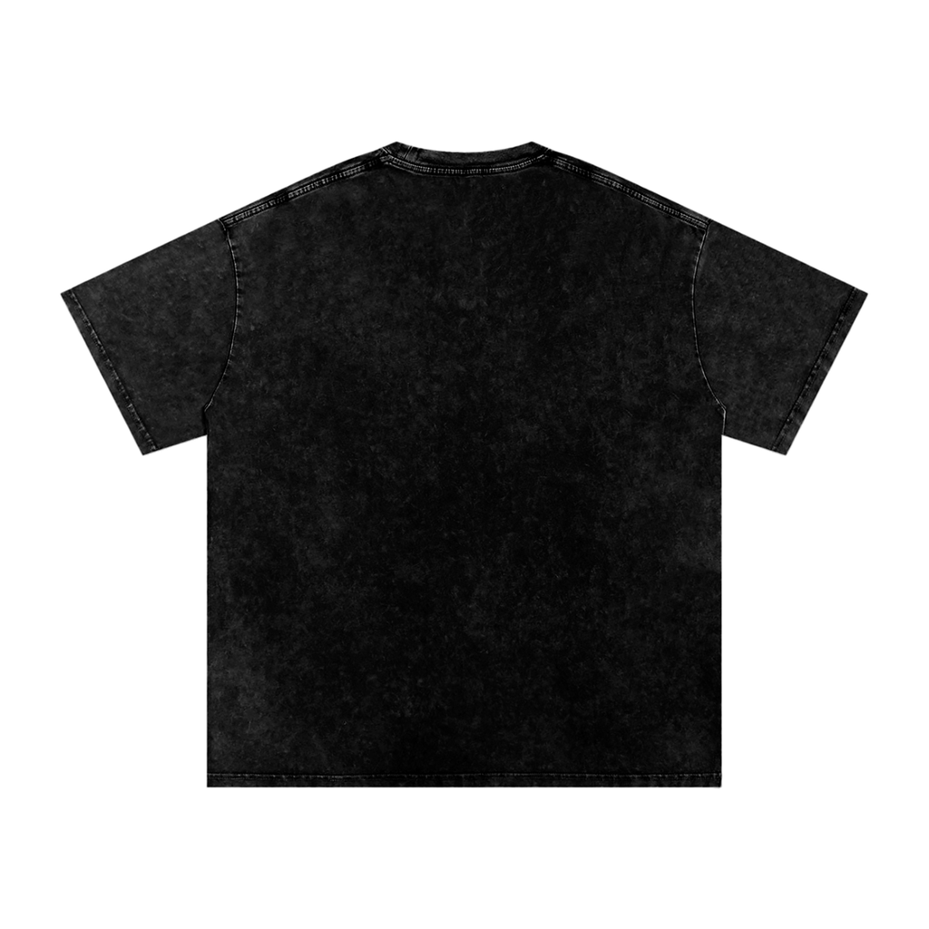 Evelyn Snow Washed Oversized Cotton T-Shirt