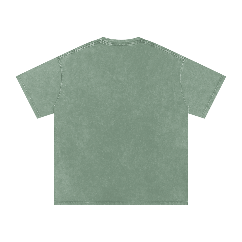 Evelyn Snow Washed Oversized Cotton T-Shirt