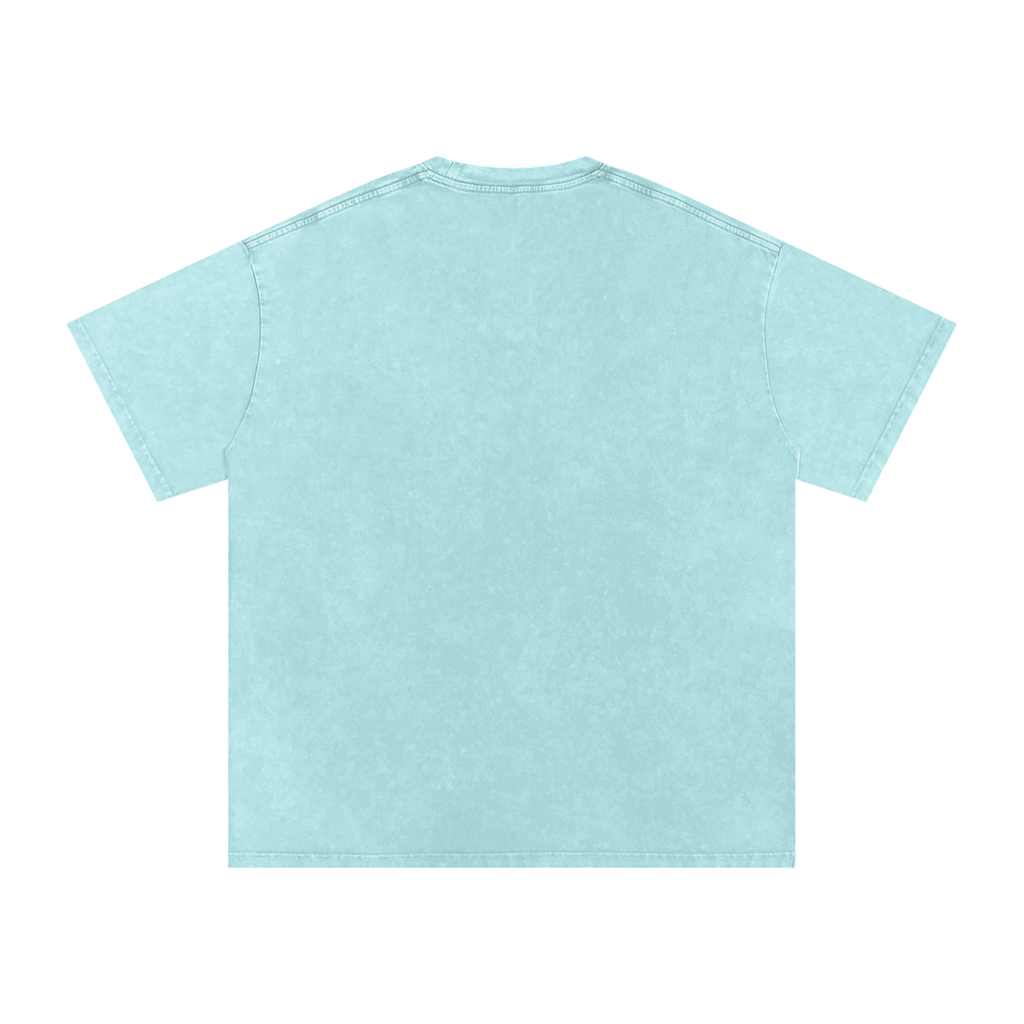 Evelyn Snow Washed Oversized Cotton T-Shirt