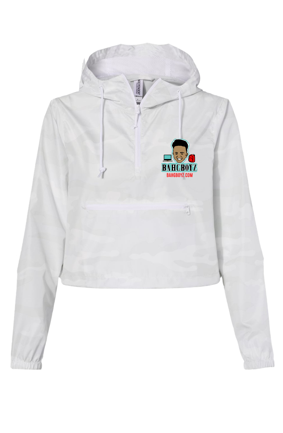 Lightweight Pullover Crop Windbreaker