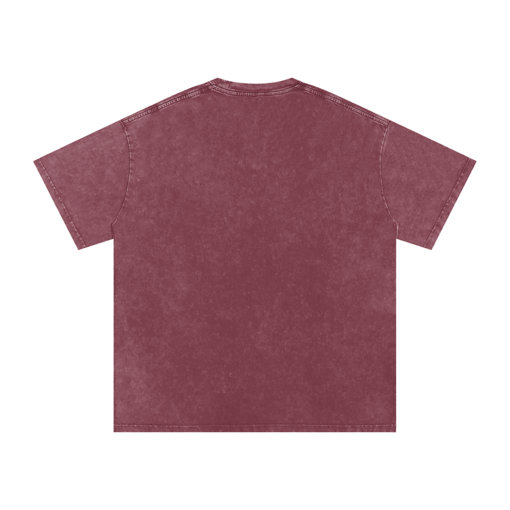 Evelyn Snow Washed Oversized Cotton T-Shirt