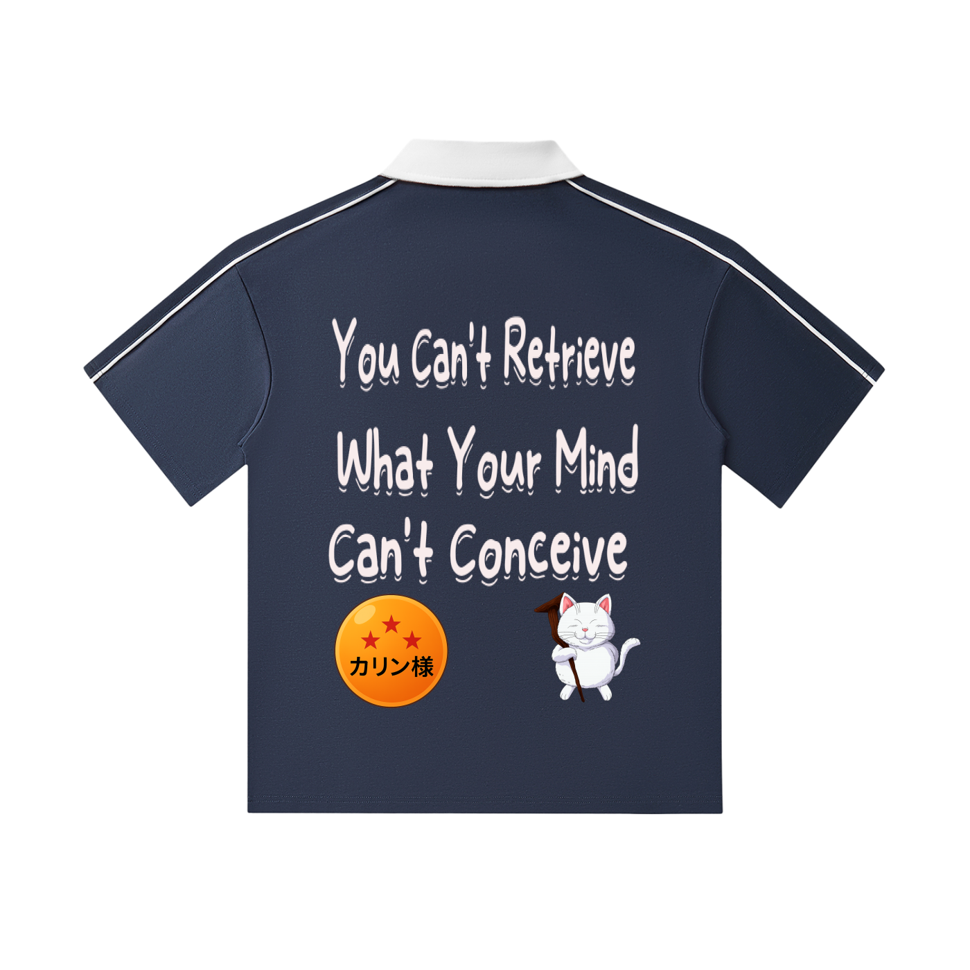 Contrast Collar Short-Sleeve Polo Shirt