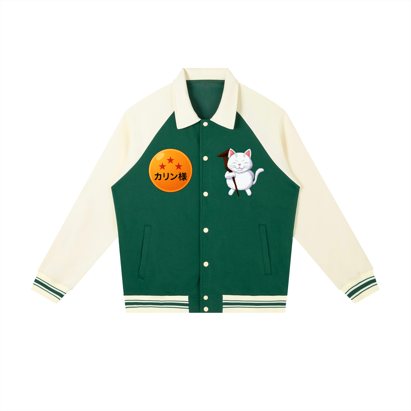 BahgBoyz™ 💻🎒 カリン様 Dragon Ball Baseball Jacket
