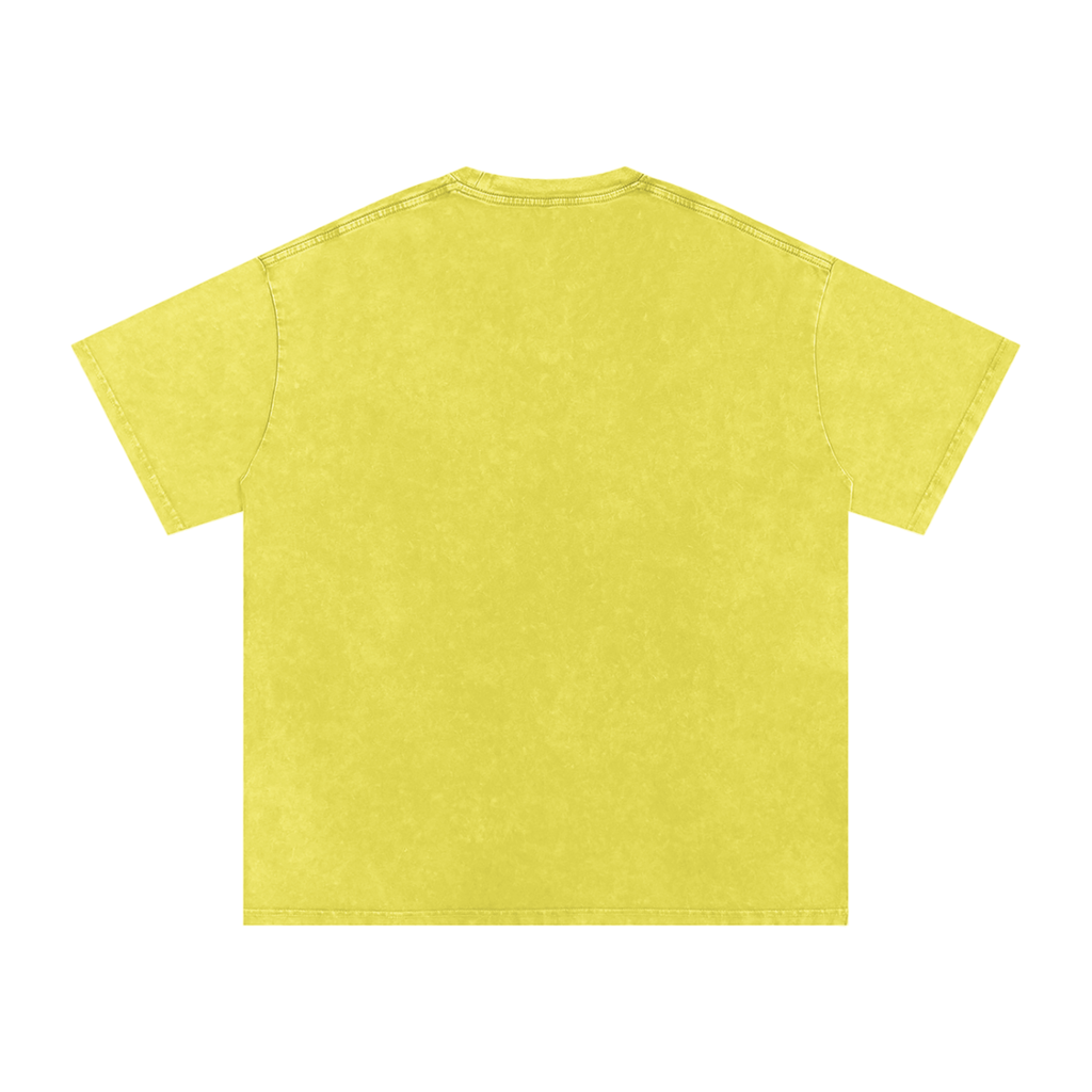 Evelyn Snow Washed Oversized Cotton T-Shirt