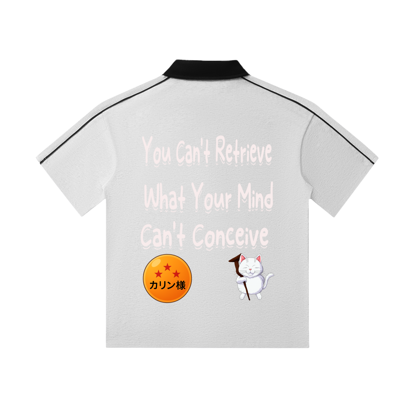 Contrast Collar Short-Sleeve Polo Shirt