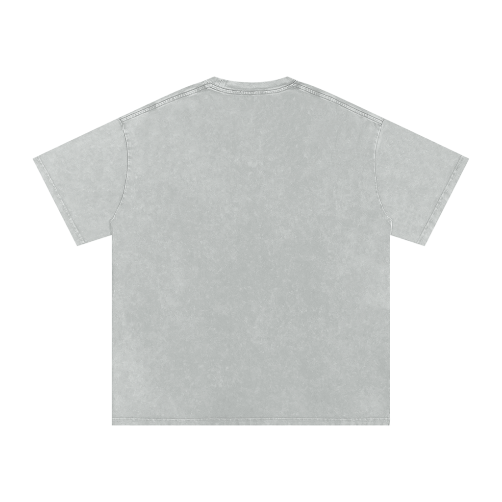 Evelyn Snow Washed Oversized Cotton T-Shirt