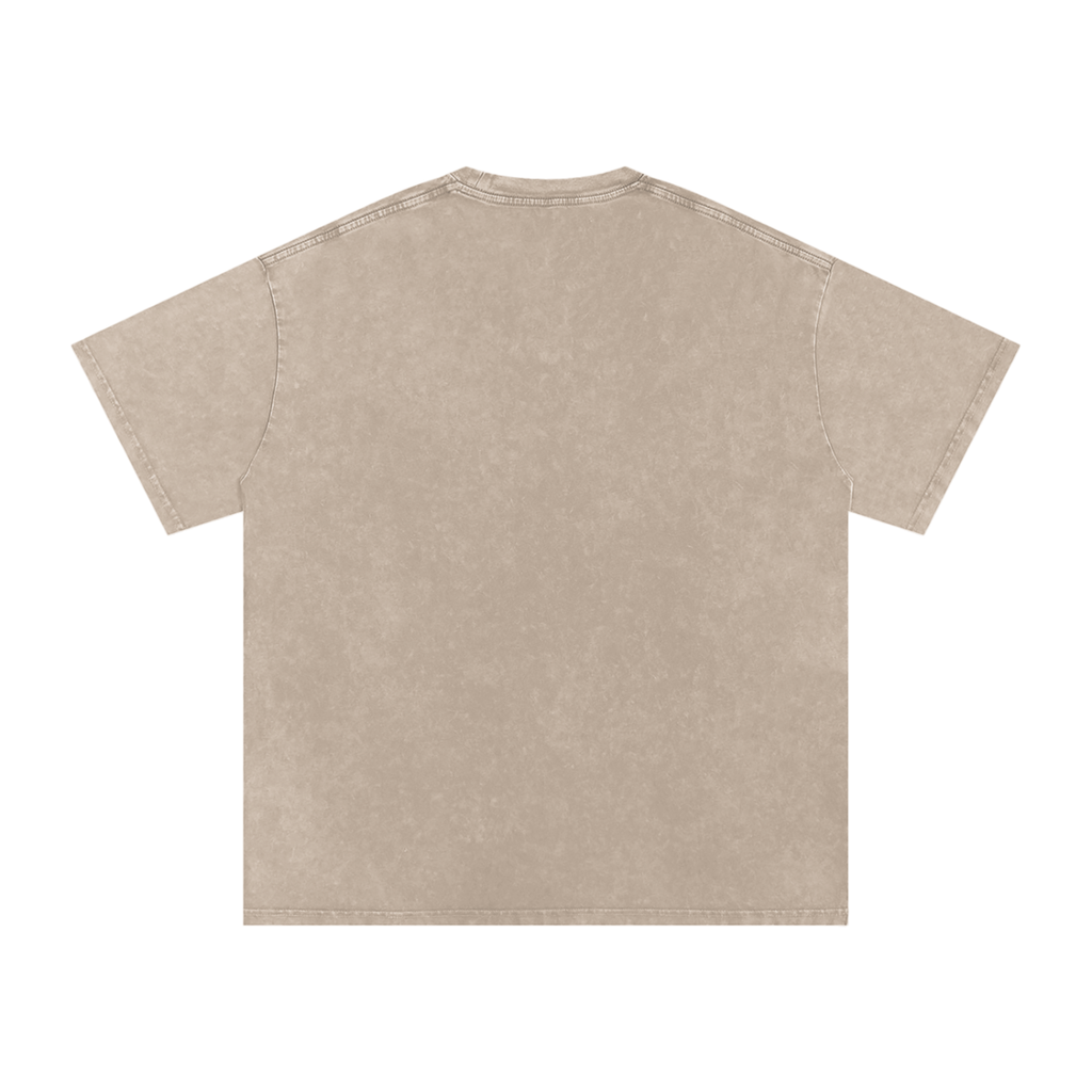 Evelyn Snow Washed Oversized Cotton T-Shirt